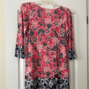 Pink/Blue Shift Dress